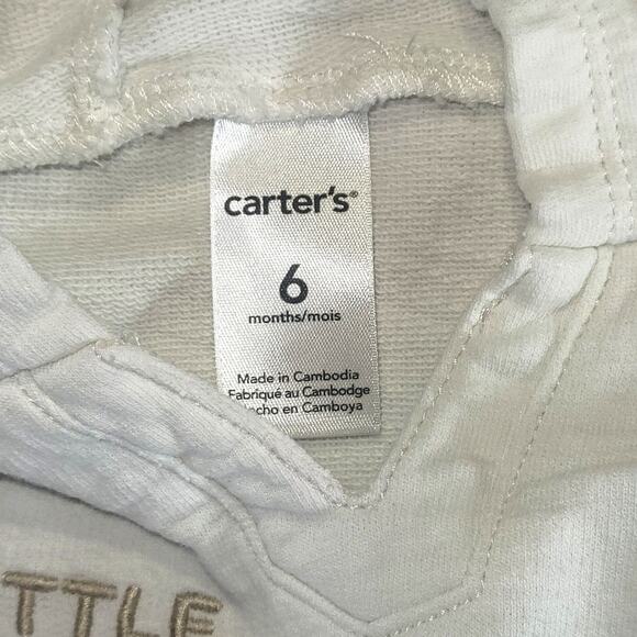 Lot of 5 Baby Boy Clothes 6 Months Carter's and Vitamins Rompers, Hoodie, Pants - Picture 11 of 16